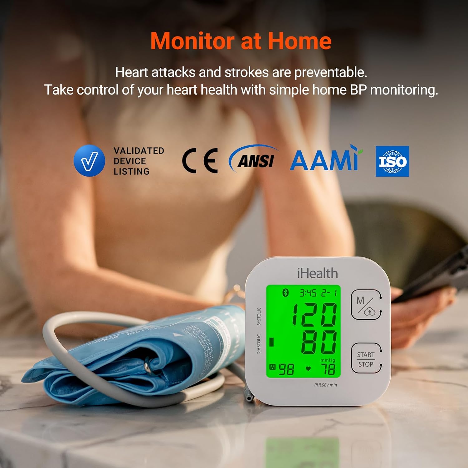 iHealth Track Smart Blood Pressure Monitor