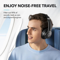 Soundcore by Anker Q20i Hybrid Active Noise Cancelling Headphones, Wireless Over-Ear Bluetooth, 40H Long ANC Playtime, Hi-Res Audio, Big Bass, Customize via an App, Transparency Mode The Branded Hub