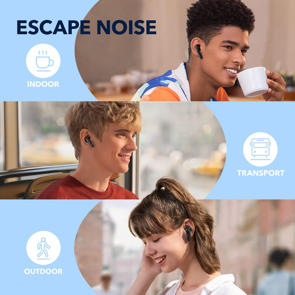 soundcore by Anker P3 Noise Cancelling Earbuds, Ultra Long 50H Playtime, Fast Charging, Big Bass, Multi-Mode Noise Cancelling, AI-Enhanced Calls, Wireless Charging, App Control, Bluetooth 5.2 The Branded Hub