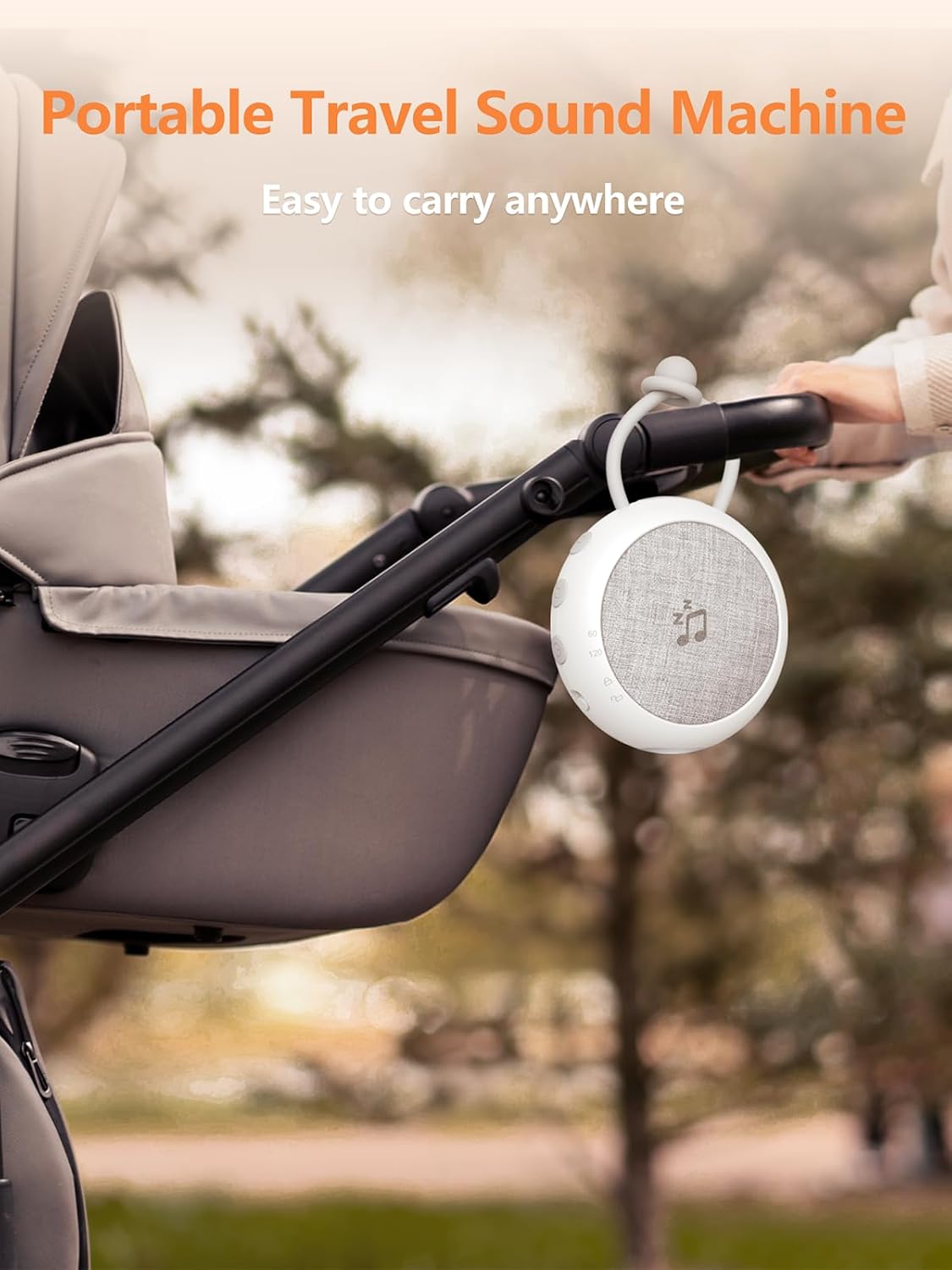 JolyWell White Noise Machine - Portable Sound Machine for Baby & Adult