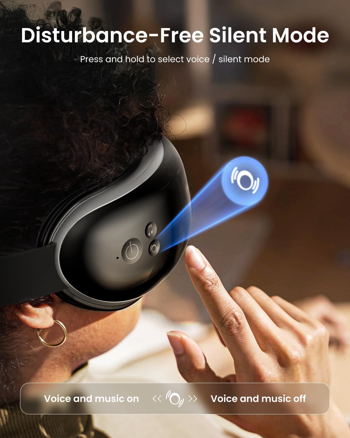 RENPHO Eyeris 1 Eye Massager with Heat, Eye Mask for Migraine, Smart Sleep Mask for Dry Eyes Relax, Reduce Strain Massage Equipment The Branded Hub