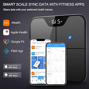 iHealth Nexus PRO Smart Bluetooth Body Fat Scale – Digital Bathroom Weight & Body Composition Analyzer with APP