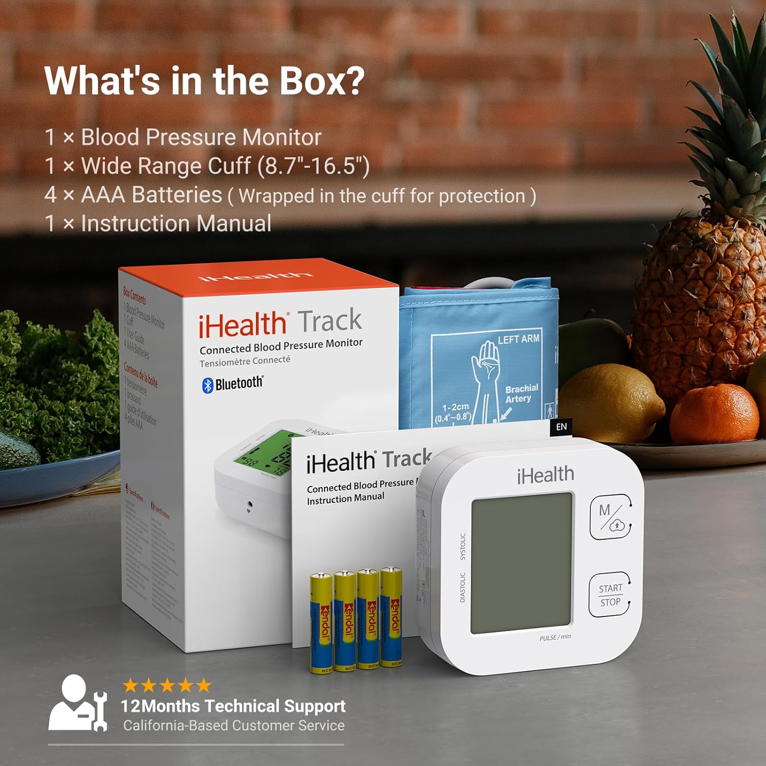 iHealth Track Smart Blood Pressure Monitor