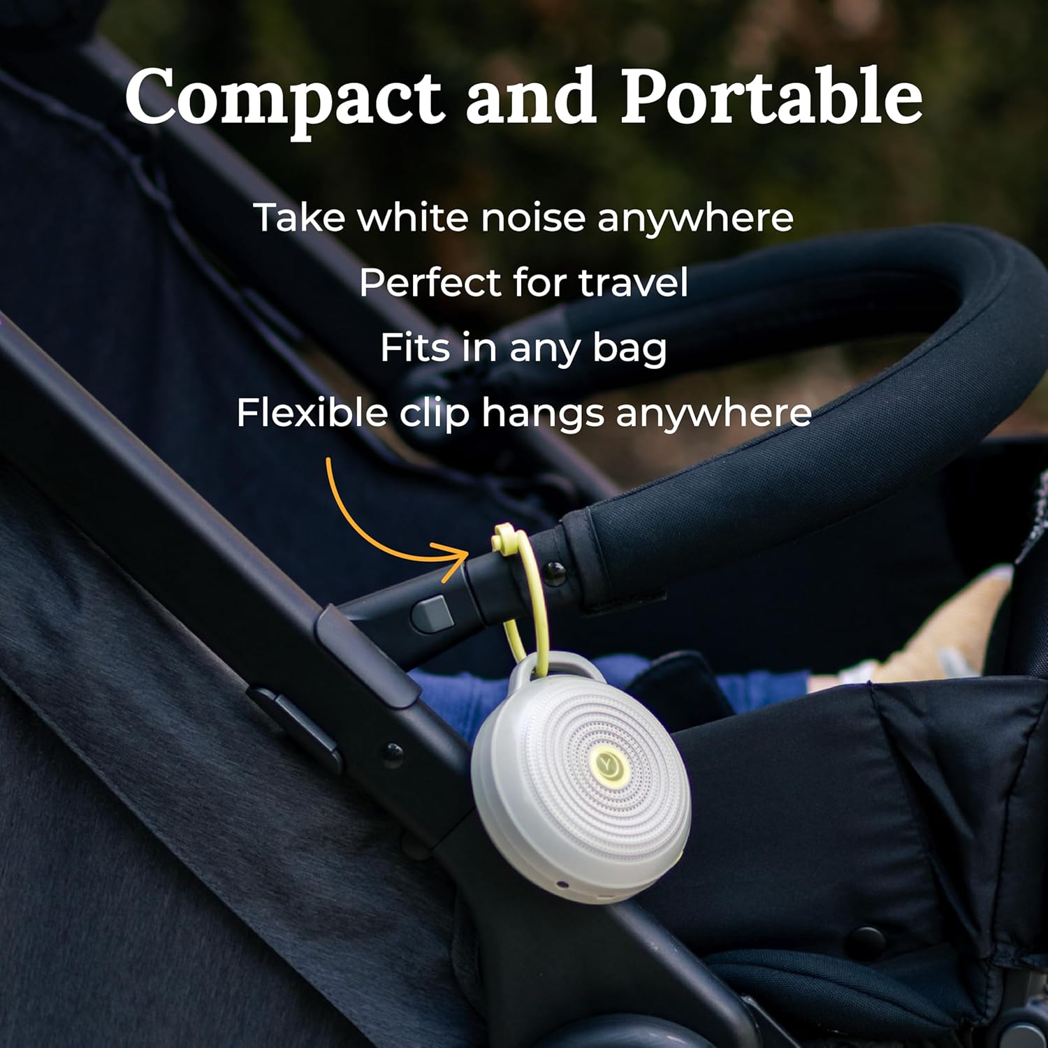 Yogasleep Hushh Portable White Noise Sound Machine for Baby The Branded Hub