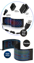 Led Flexible Display Matrix Panel Car Advertising Full Color High Definition Car Sticker Display (Medium)