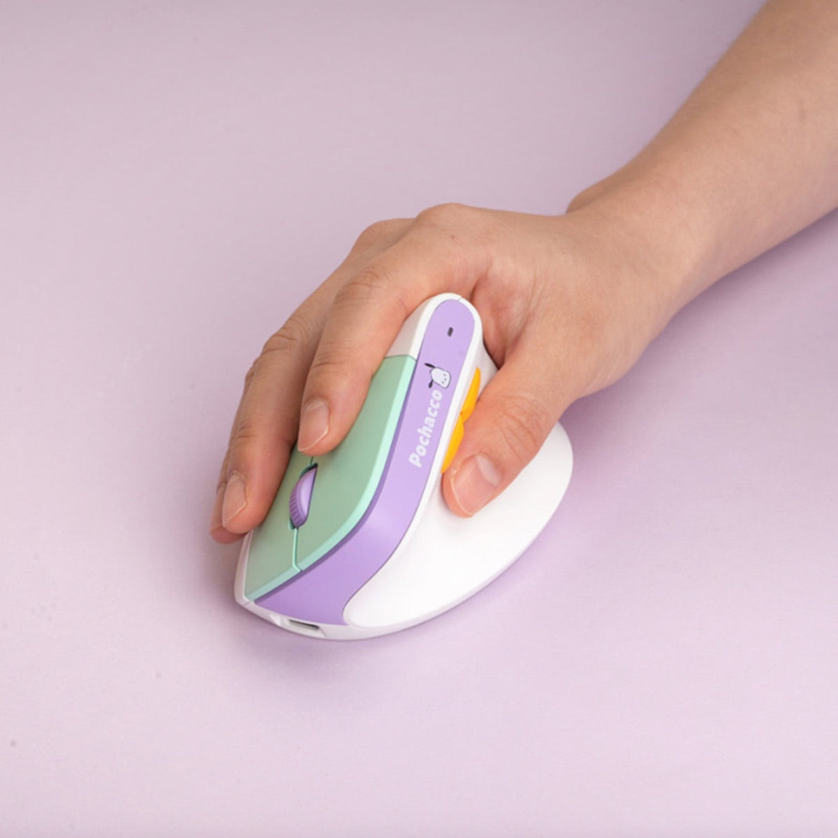 Sanrio Pochacco Vertical Mouse Wireless Silent Ergonomic Vertical Mouse+Pouch The Branded Hub