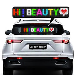 Led Flexible Display Matrix Panel Car Advertising Full Color High Definition Car Sticker Display (Plus))