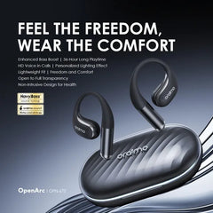 Open-Ear Bass Boost   36-Hr Long Playtime   HD Voice in Calls   Personalized Lighting Effect