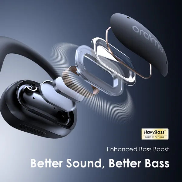 Open-Ear Bass Boost   36-Hr Long Playtime   HD Voice in Calls   Personalized Lighting Effect
