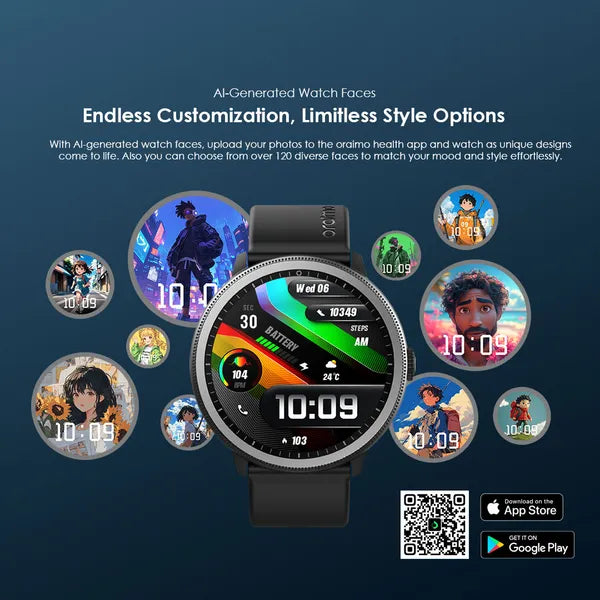 Oraimo Watch 5R 1.43'' Amoled IP68 Smart Watch