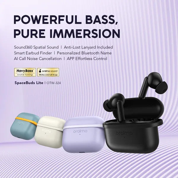 Oraimo SpaceBuds Lite Sound360 Anti-Lost True Wireless Earbuds