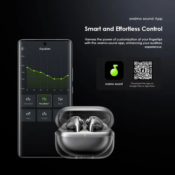 Oraimo SpaceBuds Pro Hybrid ANC True Wireless Earbuds