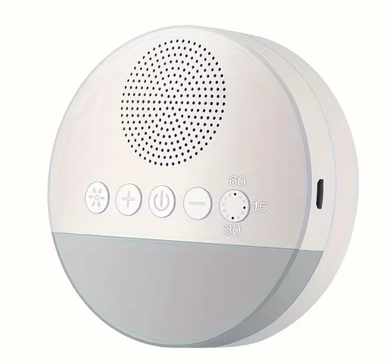 White Noise Machine USB Rechargeable Timed Shutdown Sleep Machine Baby Sleep