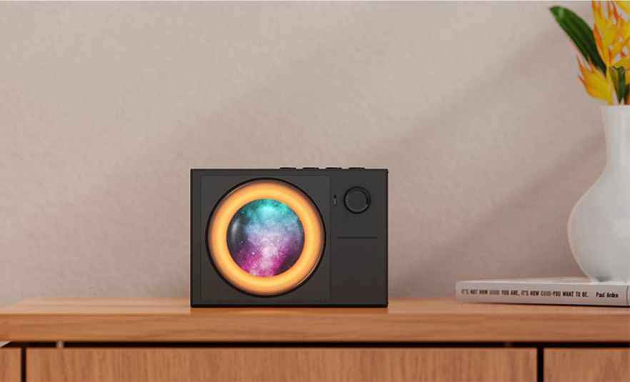 Retro Style White Noise Machine with Aroma  & LED Ambient Night Light | Sleep Sound Machine for Baby & Adults | The Branded Hub