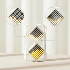 Electronic hour glass pixellete