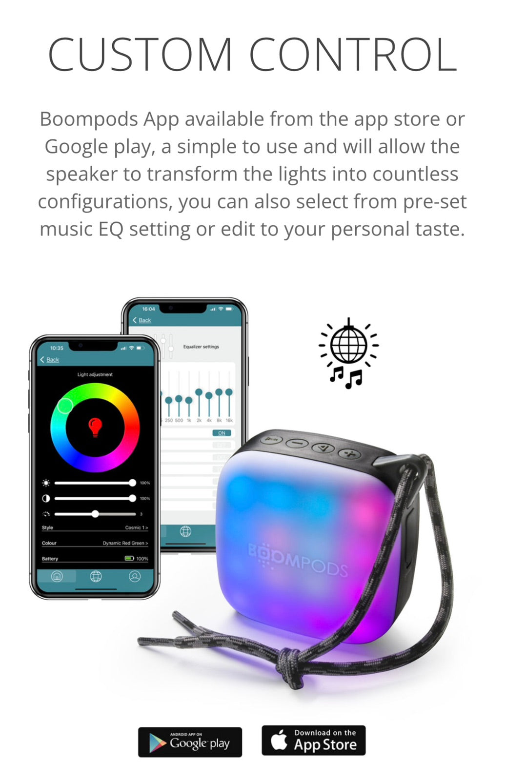 BoomPod Rhythm party speaker The Branded Hub