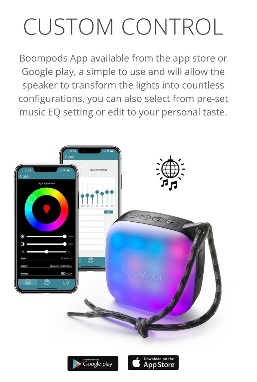 BoomPod Rhythm party speaker The Branded Hub