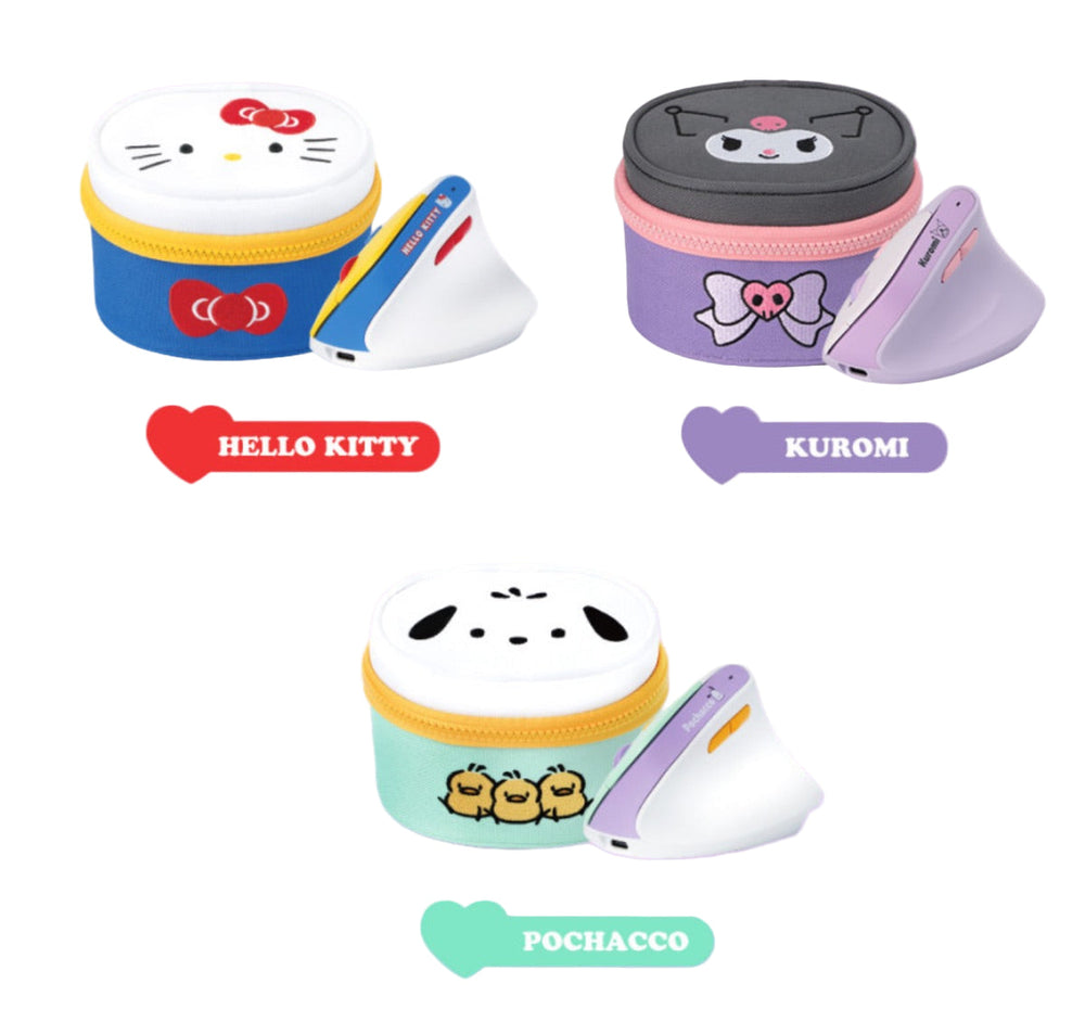 Sanrio Kuromi Rechargeable Wireless Silent Ergonomic Vertical Mouse The Branded Hub