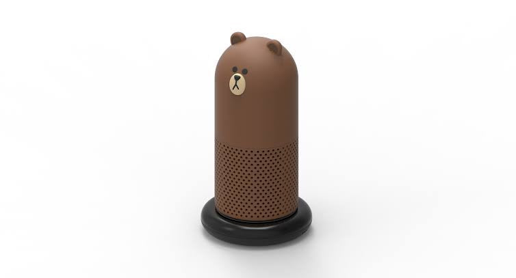 Clova Friends Brown Bluetooth Speaker Ai Large The Branded Hub