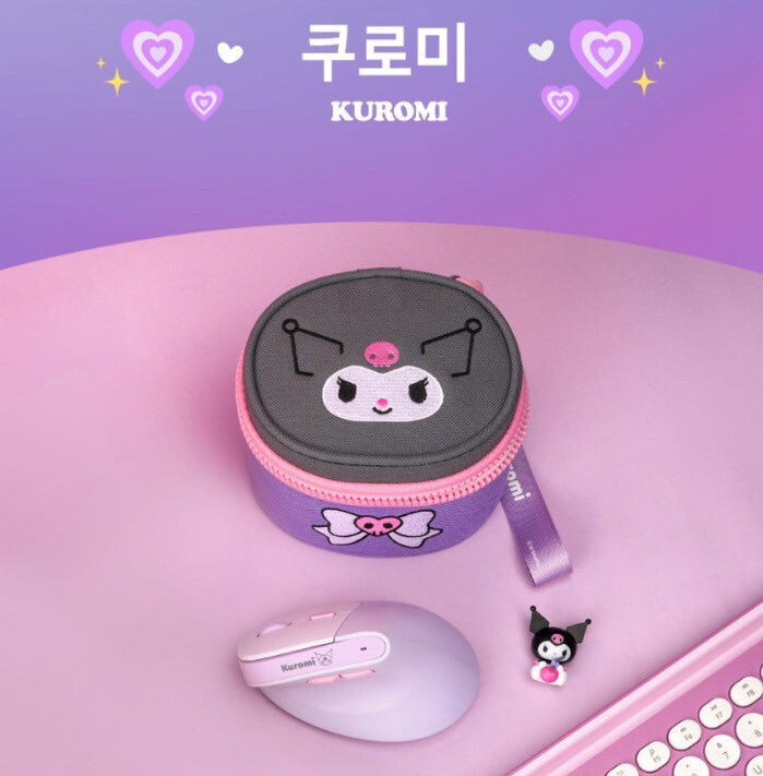 Sanrio Kuromi Rechargeable Wireless Silent Ergonomic Vertical Mouse The Branded Hub