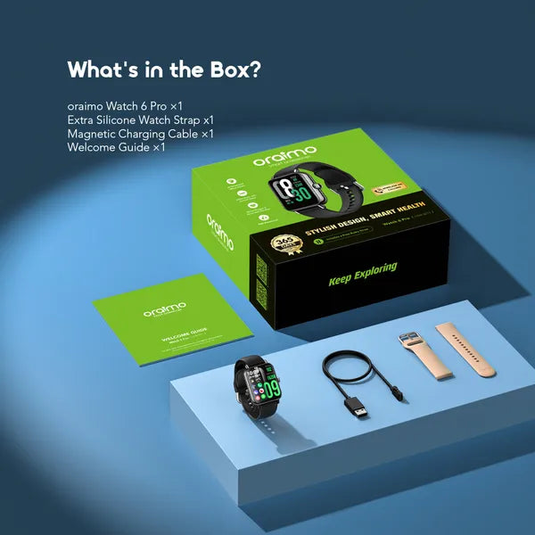 Oraimo Watch 6 Pro 1.69'' Full Touch Smart Watch
