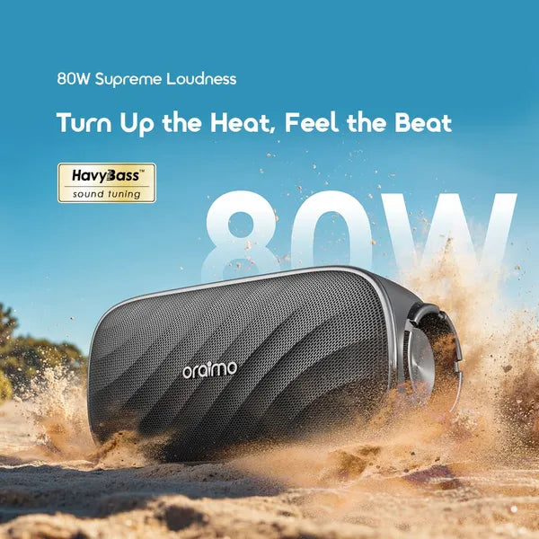 Oraimo SpaceBox Pro 80W Karaoke-Support Wireless Speaker