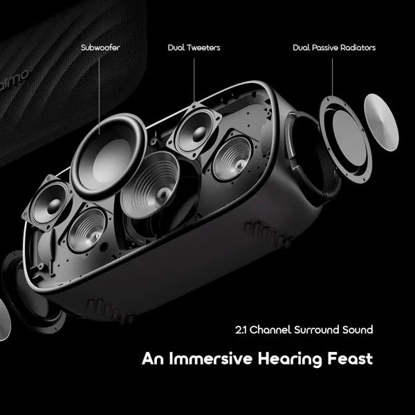 Oraimo SpaceBox Pro 80W Karaoke-Support Wireless Speaker