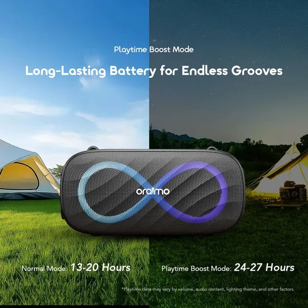 Oraimo SpaceBox Pro 80W Karaoke-Support Wireless Speaker