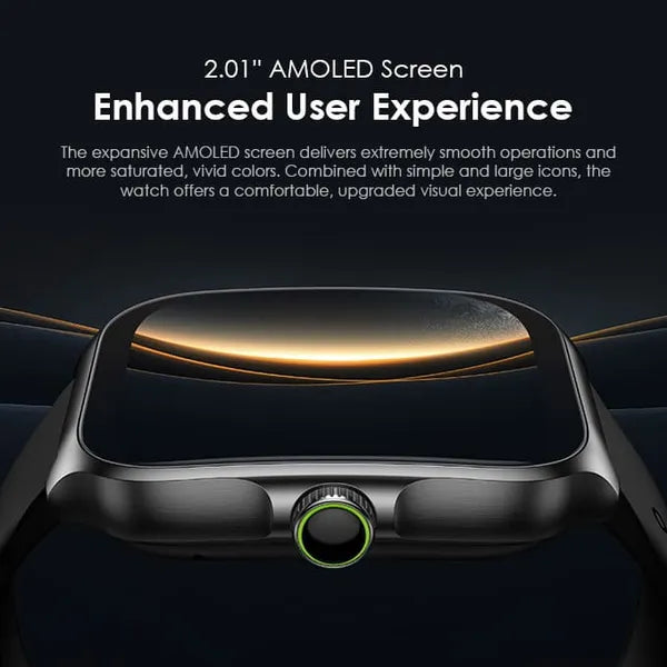 Oraimo Watch Nova AM 2.01" AMOLED Screen Curved Cover Smart Watch
