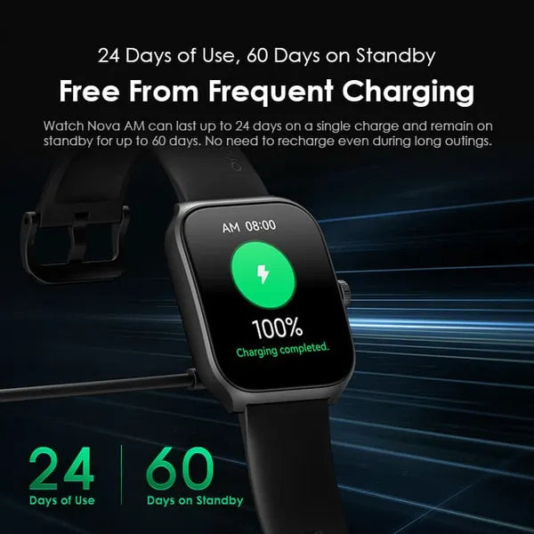 Oraimo Watch Nova AM 2.01" AMOLED Screen Curved Cover Smart Watch