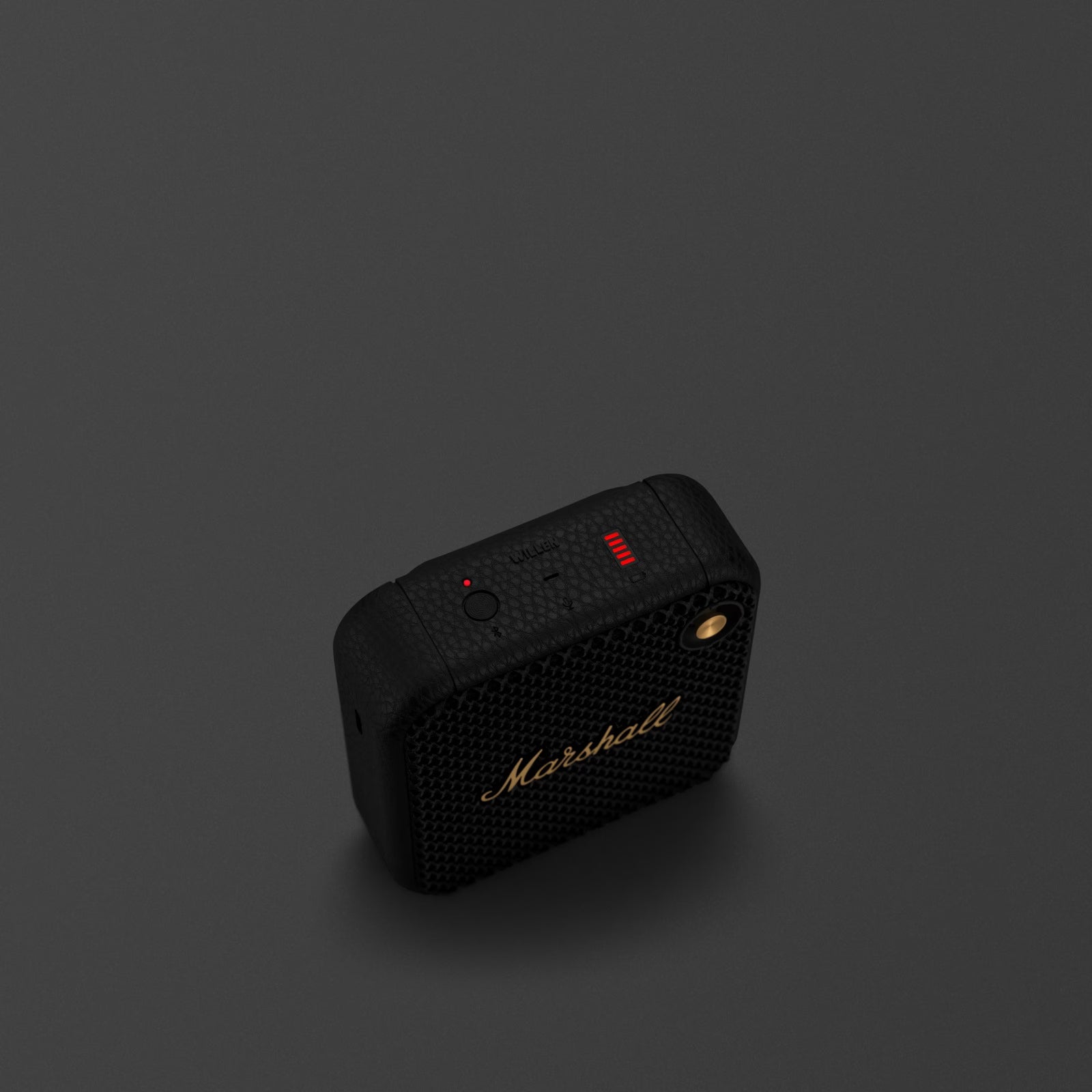 Marshall Willen Portable Bluetooth Speaker - Black & Brass The Branded Hub