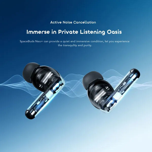 oraimo SpaceBuds Neo+ ANC Spatial Audio True Wireless Earphones The Branded Hub
